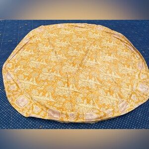 Jean Monro Ltd. Custom Made Round Natural Linen Tablecloth